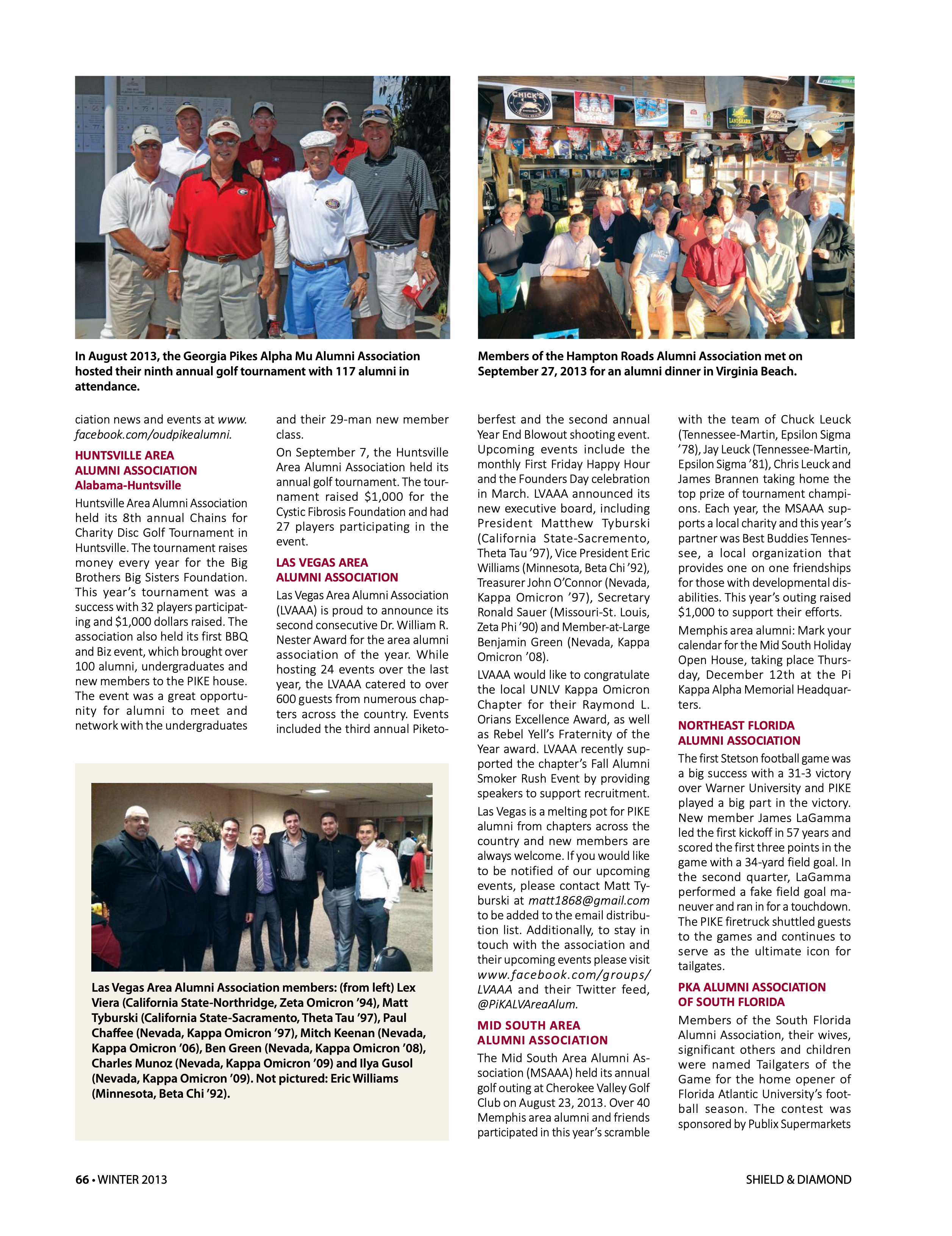 Las Vegas Area Alumni Association Members